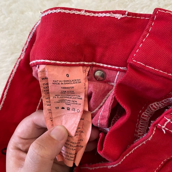 Garage Red high waist Jeggings 0 - Picture 5 of 6